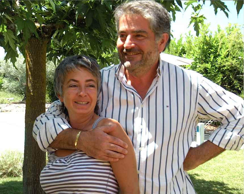 Chantal et Bertrand les heureux propriétaires de La Fréjade